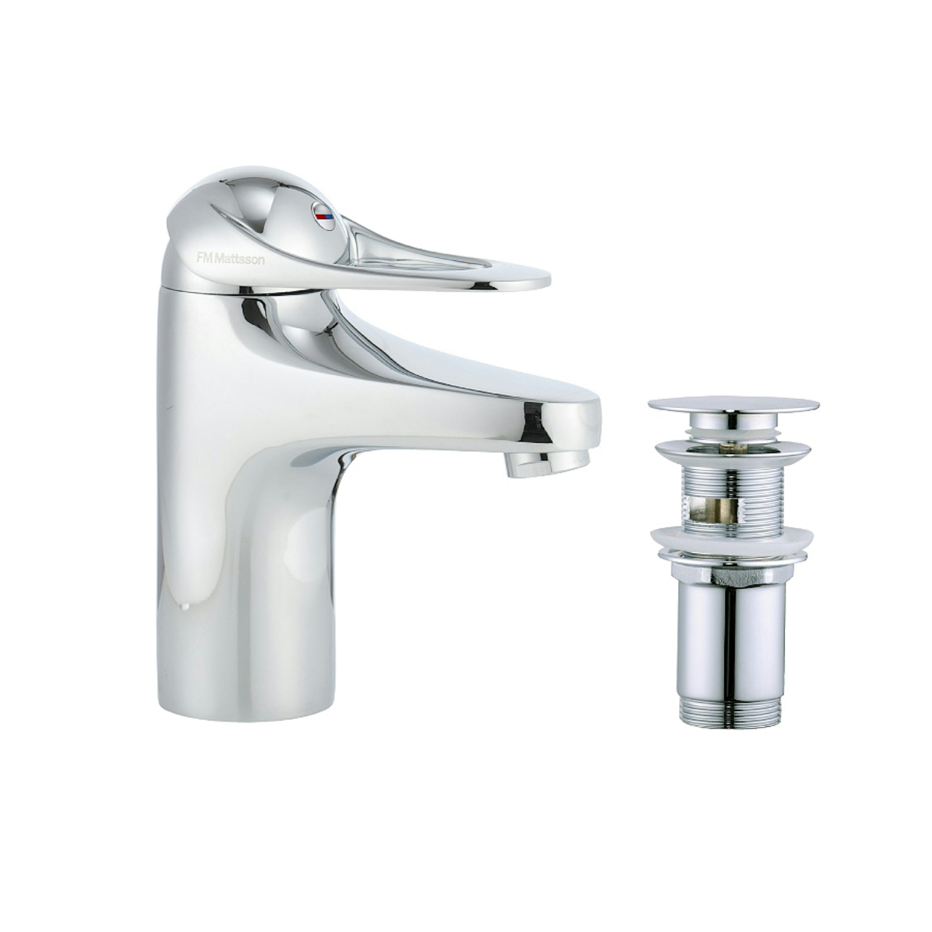 Tvättställsblandare FM Mattsson 9000E ll med Tryckpluggventil