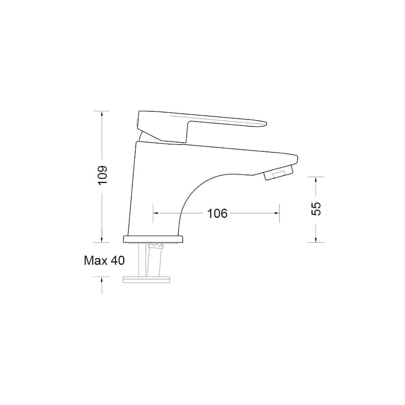 Tvättställsblandare Hafa Bright
