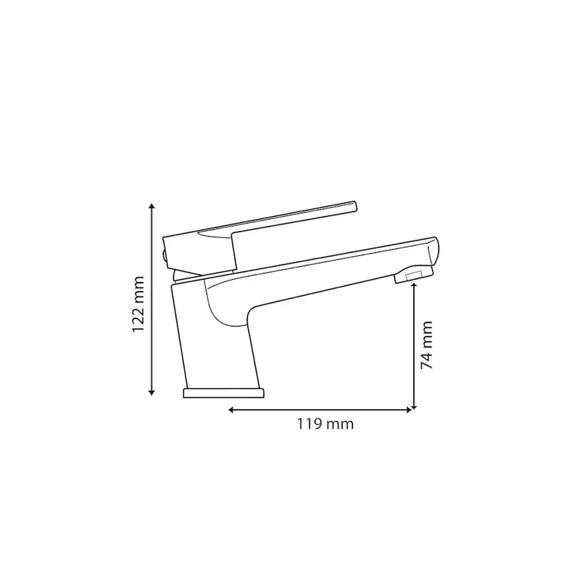Tvättställsblandare Hafa Mix Lean Eco