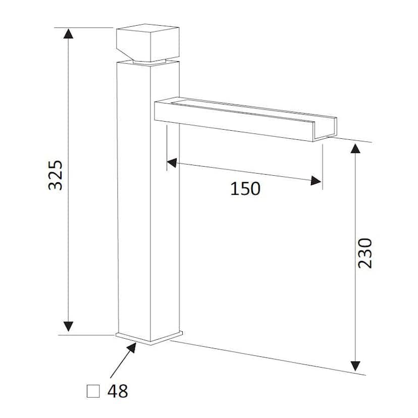 Tvättställsblandare Mariani River RI397