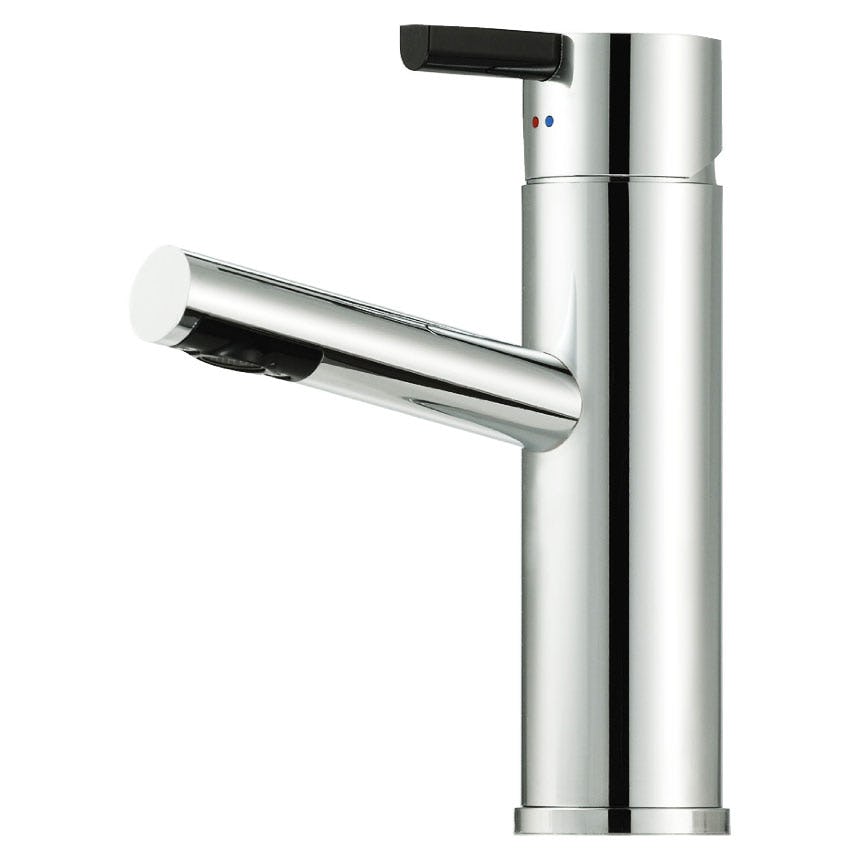 Tvättställsblandare Mora Rexx B5 Krom/Svart