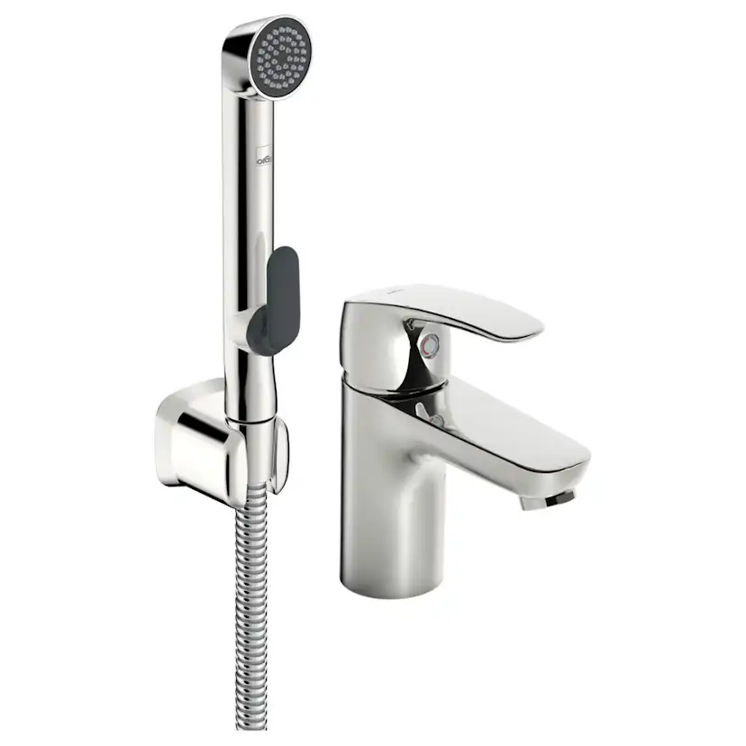 Tvättställsblandare Oras Safira med Bidetta Handdusch