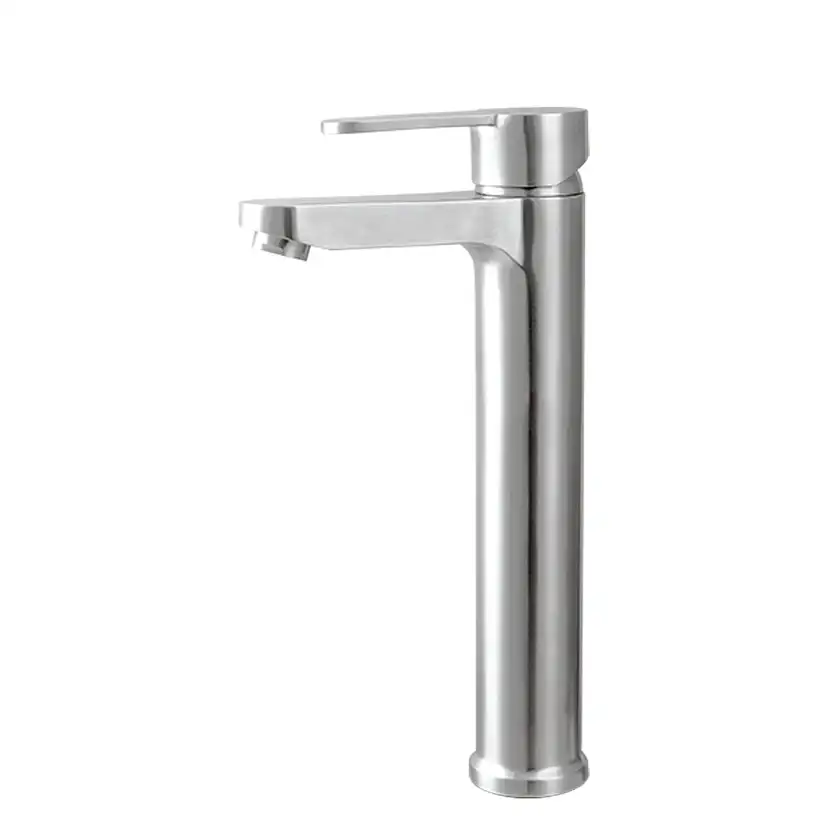 Tvättställsblandare Scandtap Steel A Round High