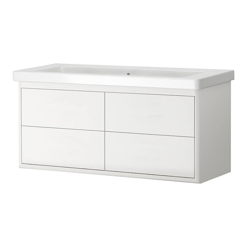 Tvättställskåp DuoBad Vilan 130 med 4 Lådor