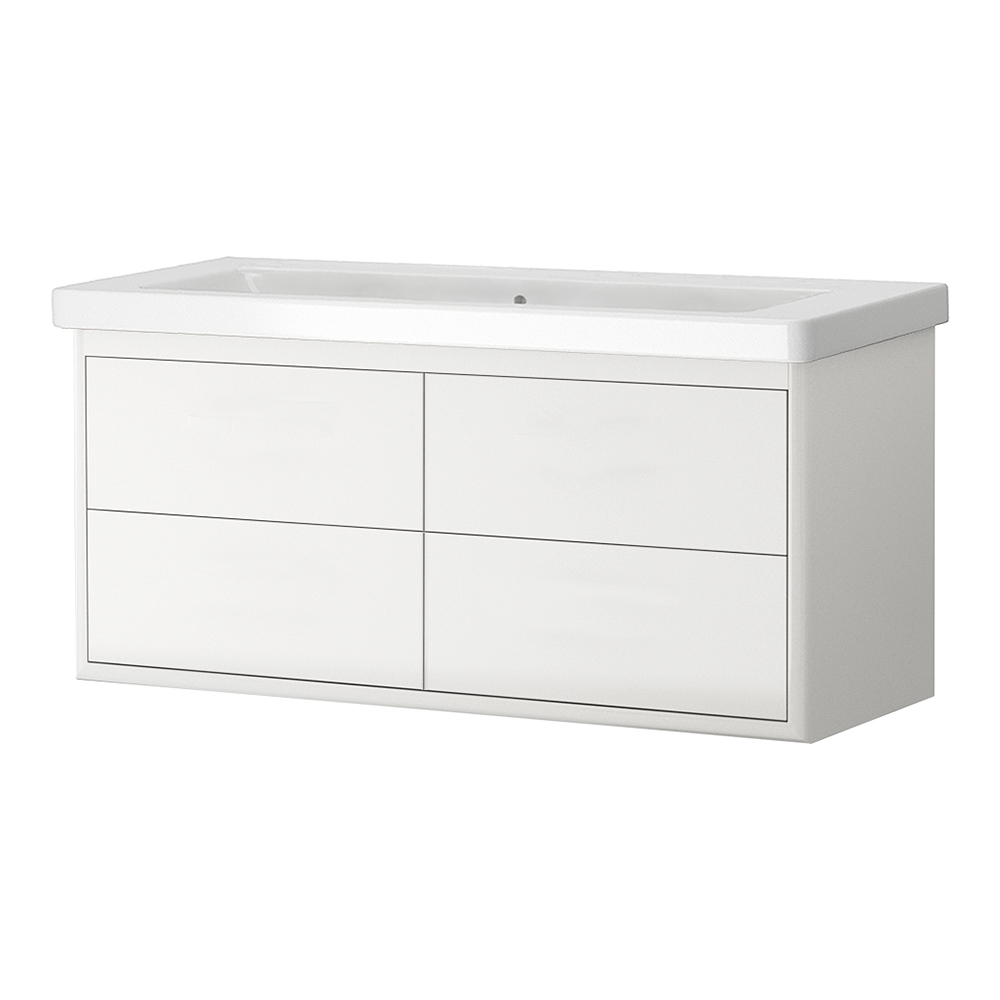 Tvättställskåp DuoBad Vilan 130 med 4 Lådor