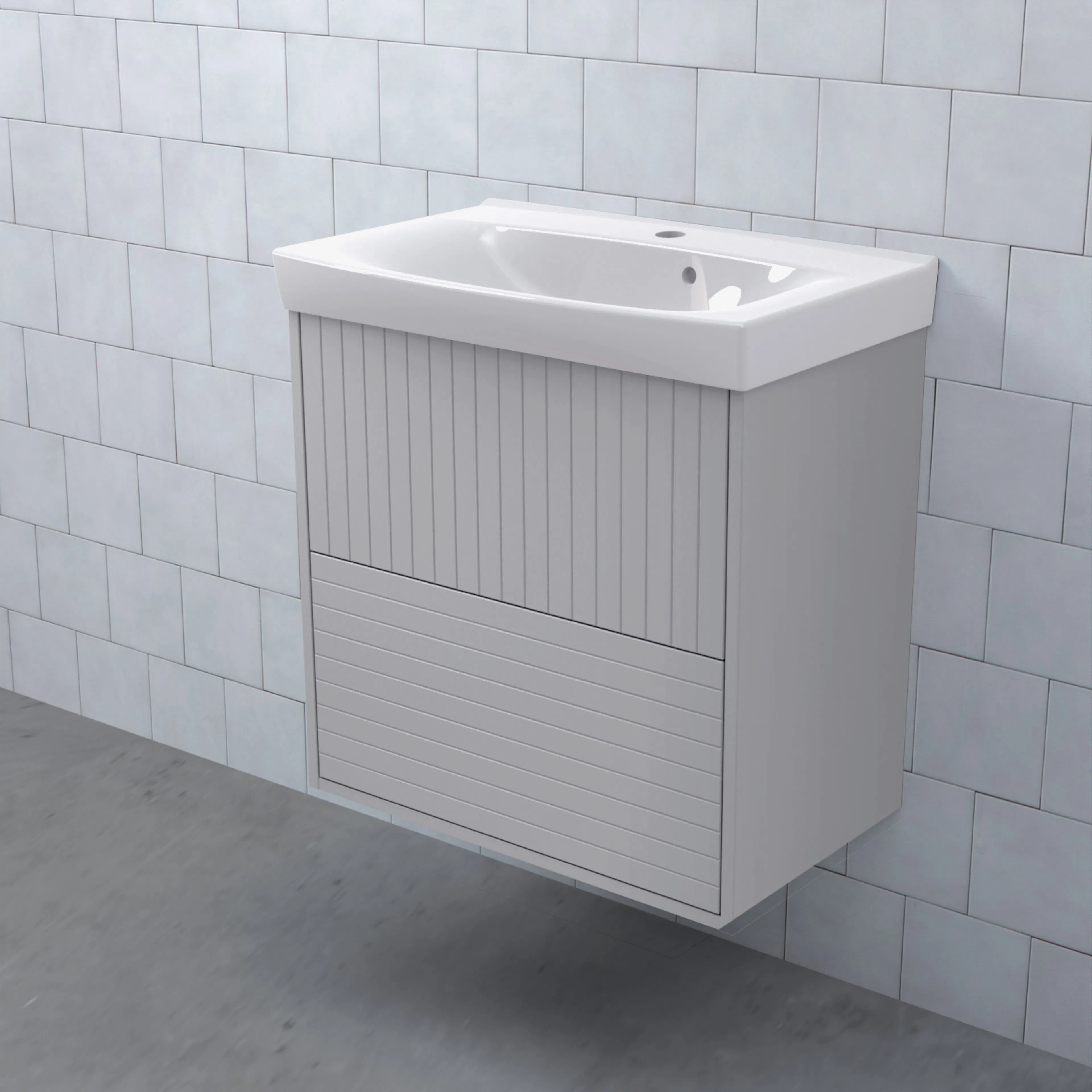 Tvättställsskåp Björbo Badrum Mejda Kompakt Hög