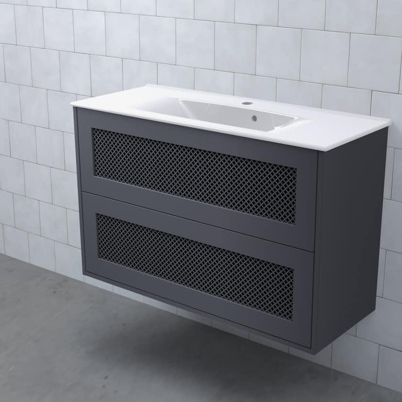 Tvättställsskåp Björbo Badrum Mejda Kompakt Hög