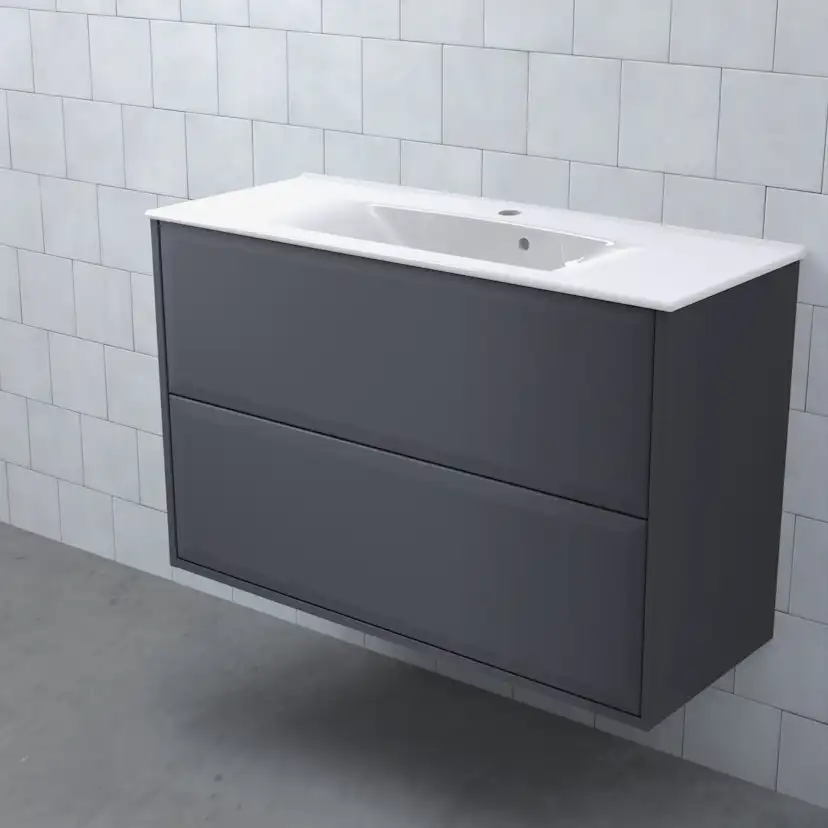 Tvättställsskåp Björbo Badrum Mejda Kompakt Hög