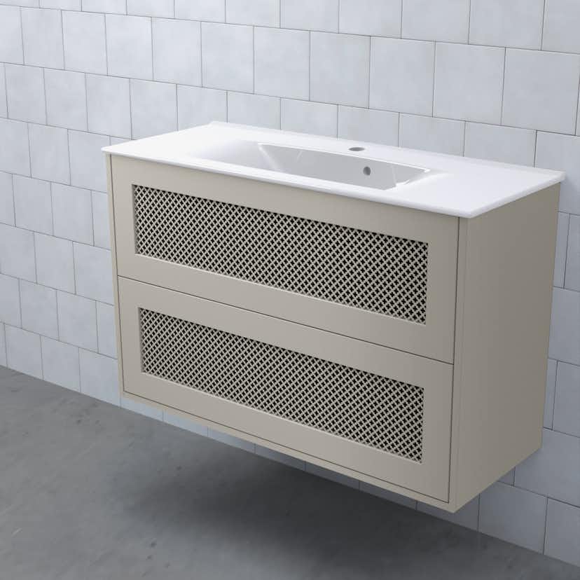 Tvättställsskåp Björbo Badrum Mejda Kompakt Hög