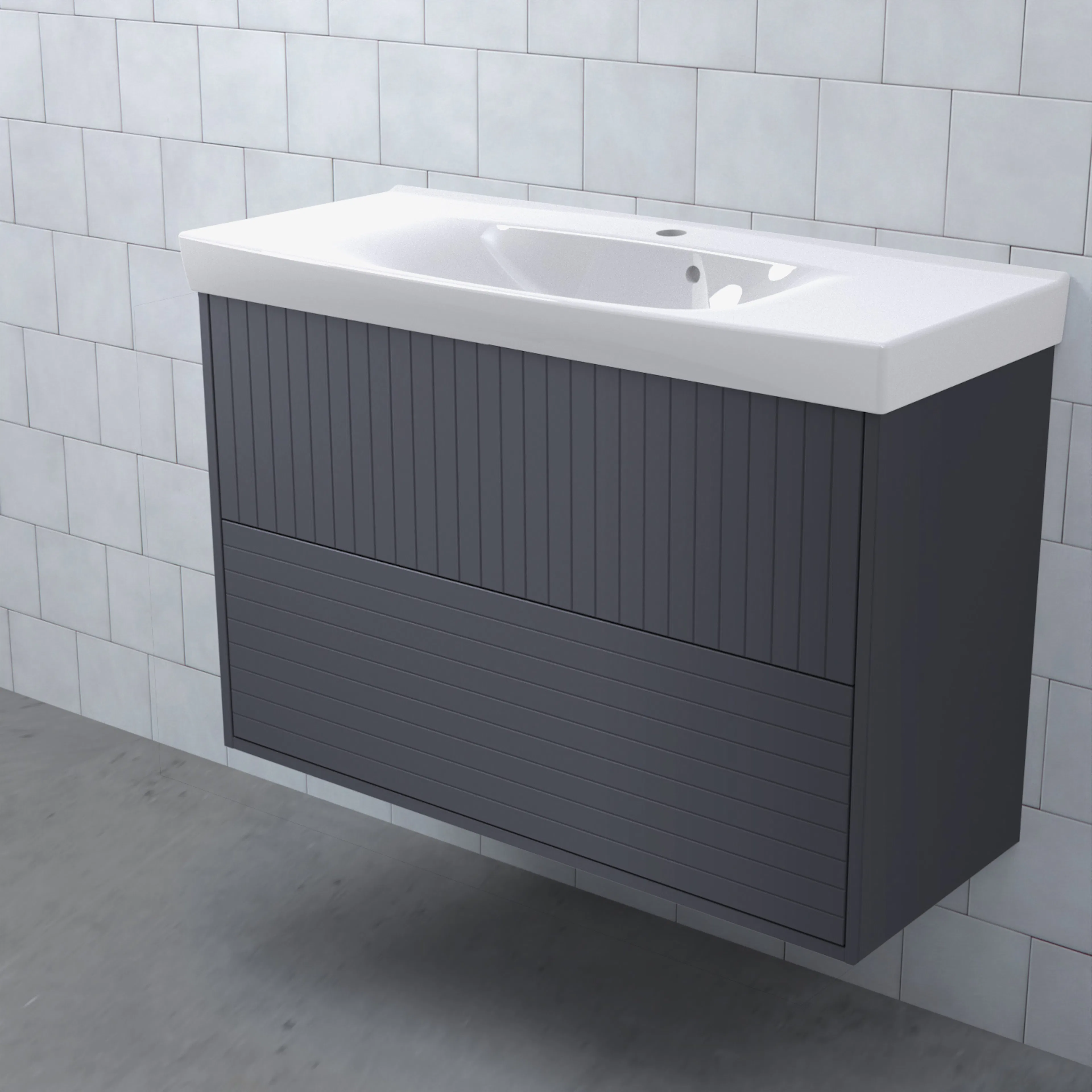 Tvättställsskåp Björbo Badrum Mejda Kompakt Hög