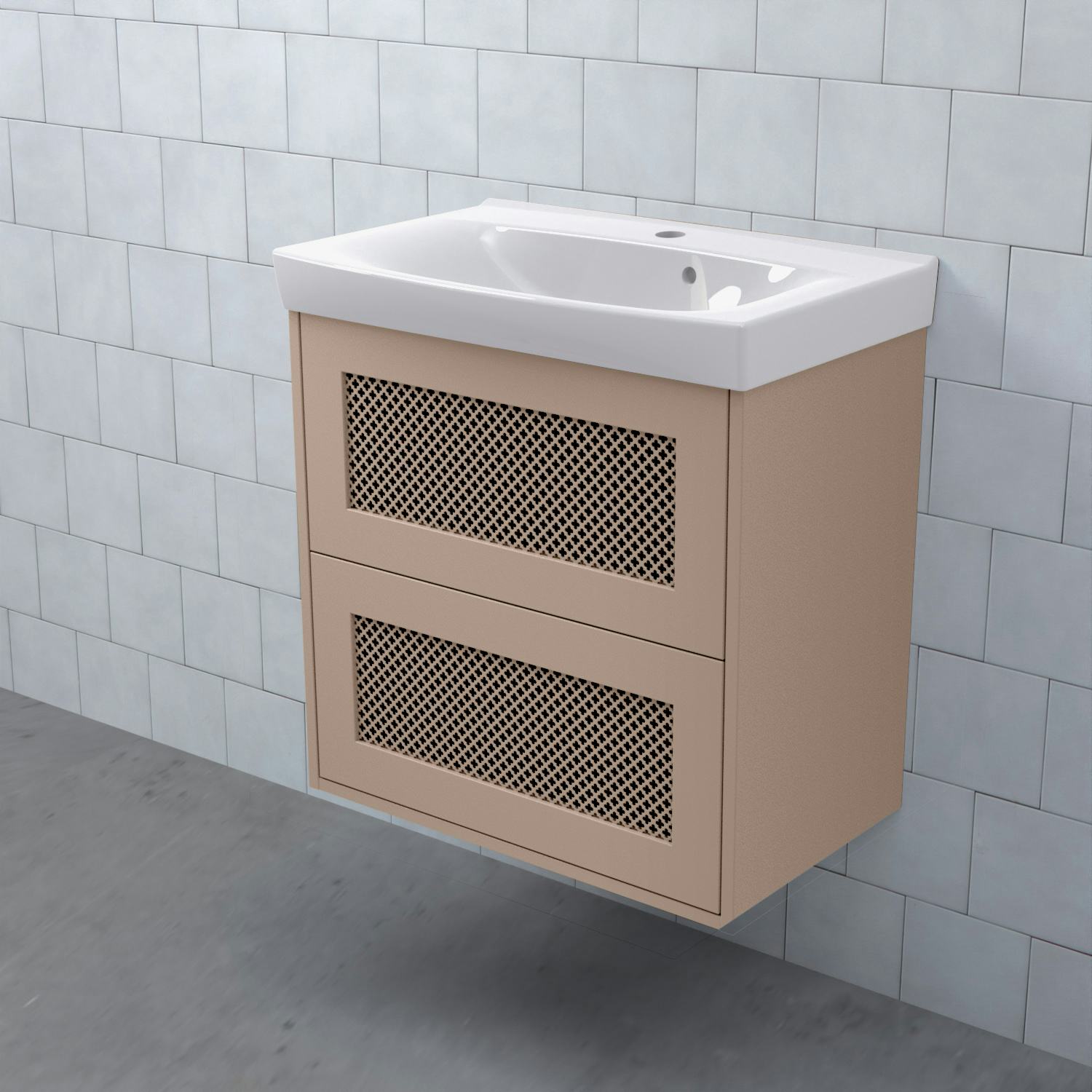 Tvättställsskåp Björbo Badrum Mejda Kompakt Hög