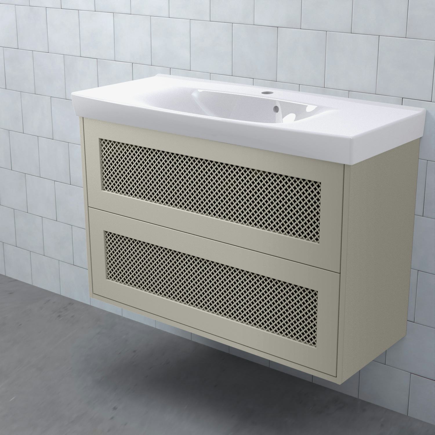 Tvättställsskåp Björbo Badrum Mejda Kompakt Hög