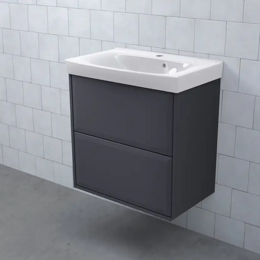 Tvättställsskåp Björbo Badrum Mejda Kompakt Hög