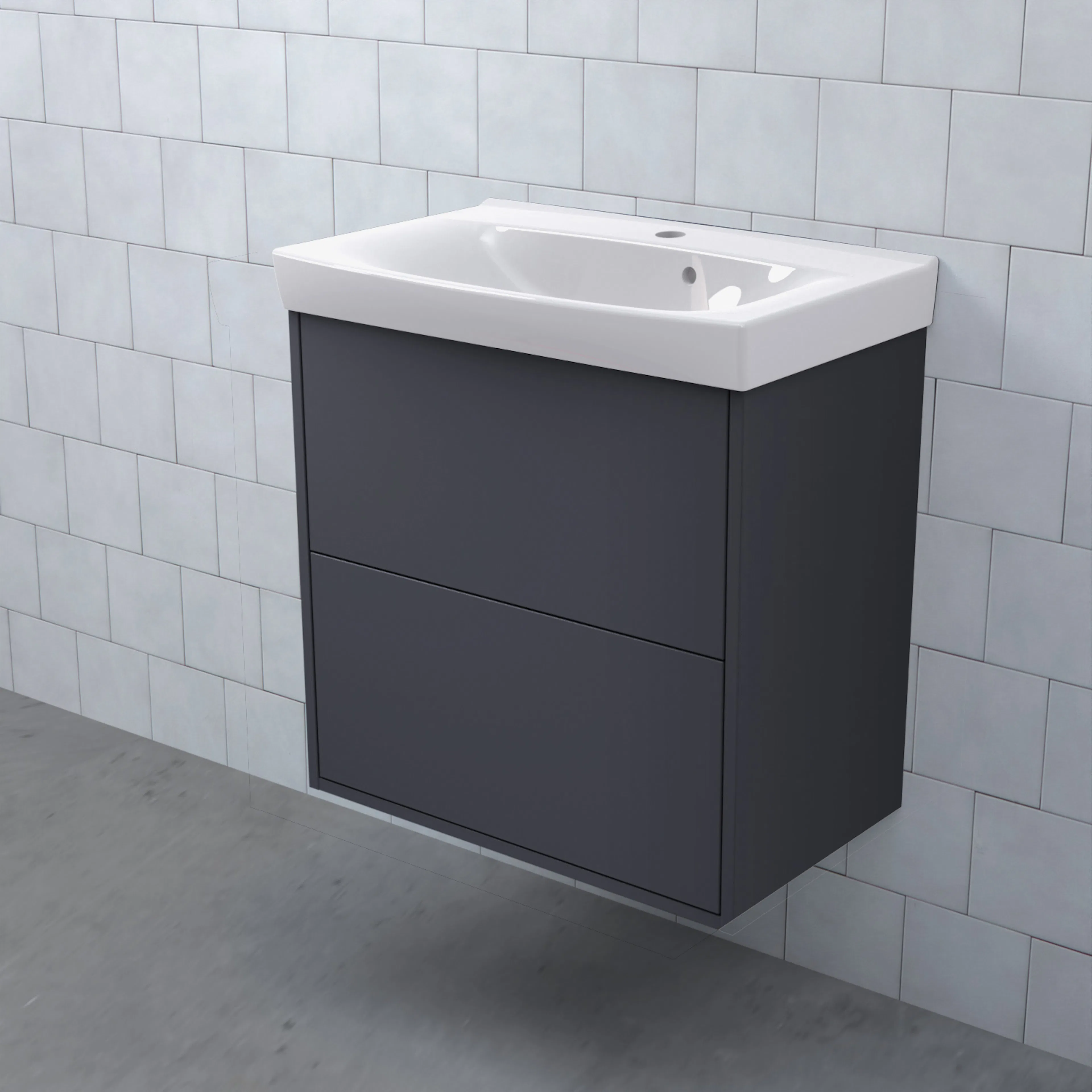 Tvättställsskåp Björbo Badrum Mejda Kompakt Hög