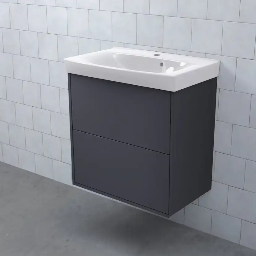 Tvättställsskåp Björbo Badrum Mejda Kompakt Hög