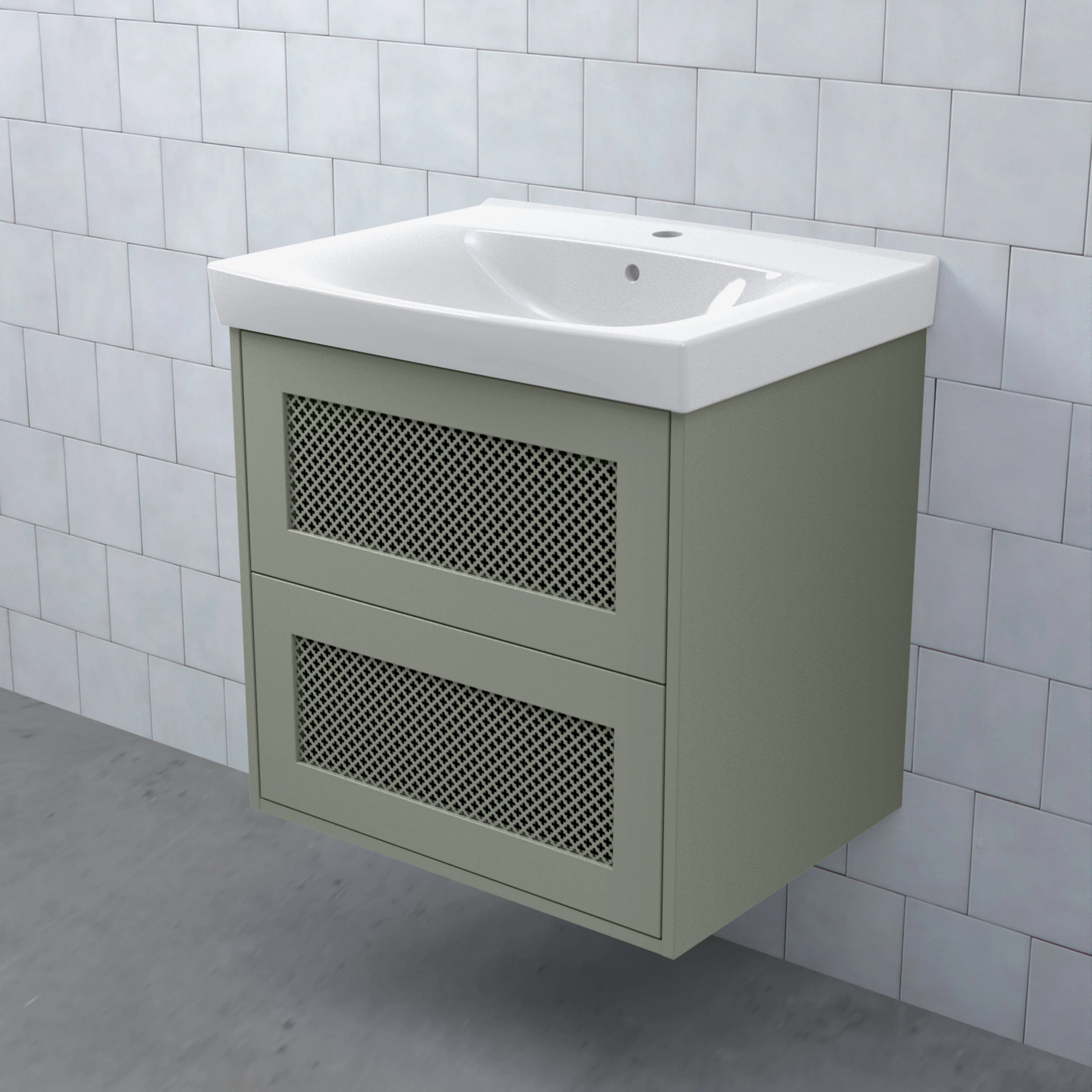 Tvättställsskåp Björbo Badrum Mejda Hög