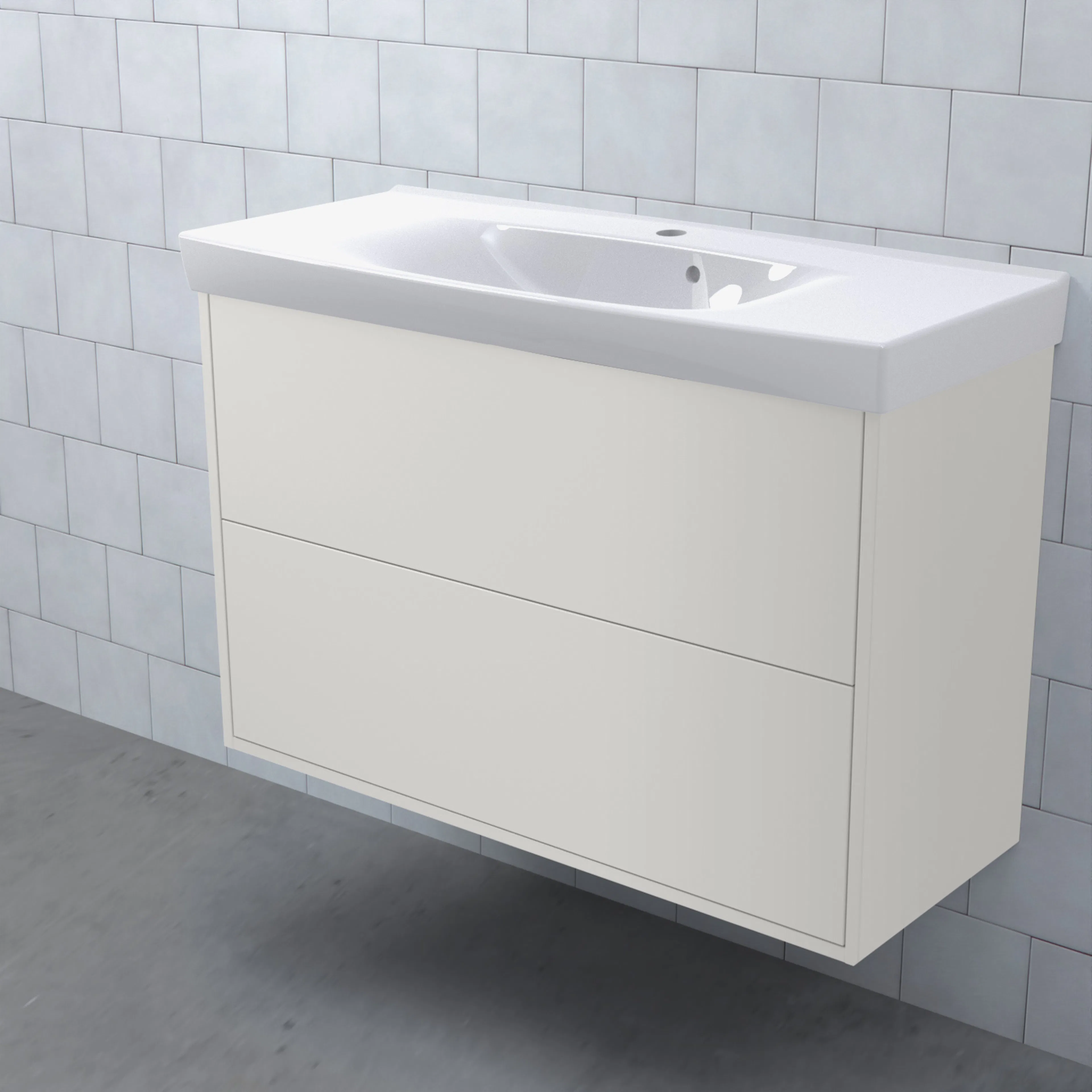 Tvättställsskåp Björbo Badrum Mejda Kompakt Hög