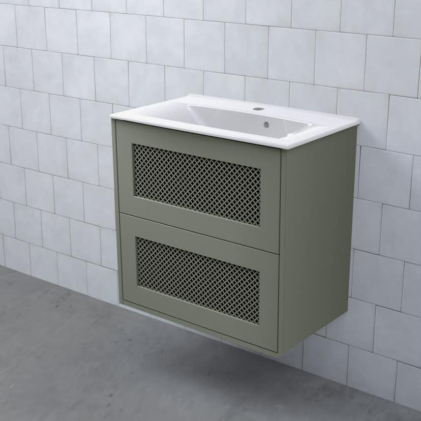 Tvättställsskåp Björbo Badrum Mejda Kompakt Hög