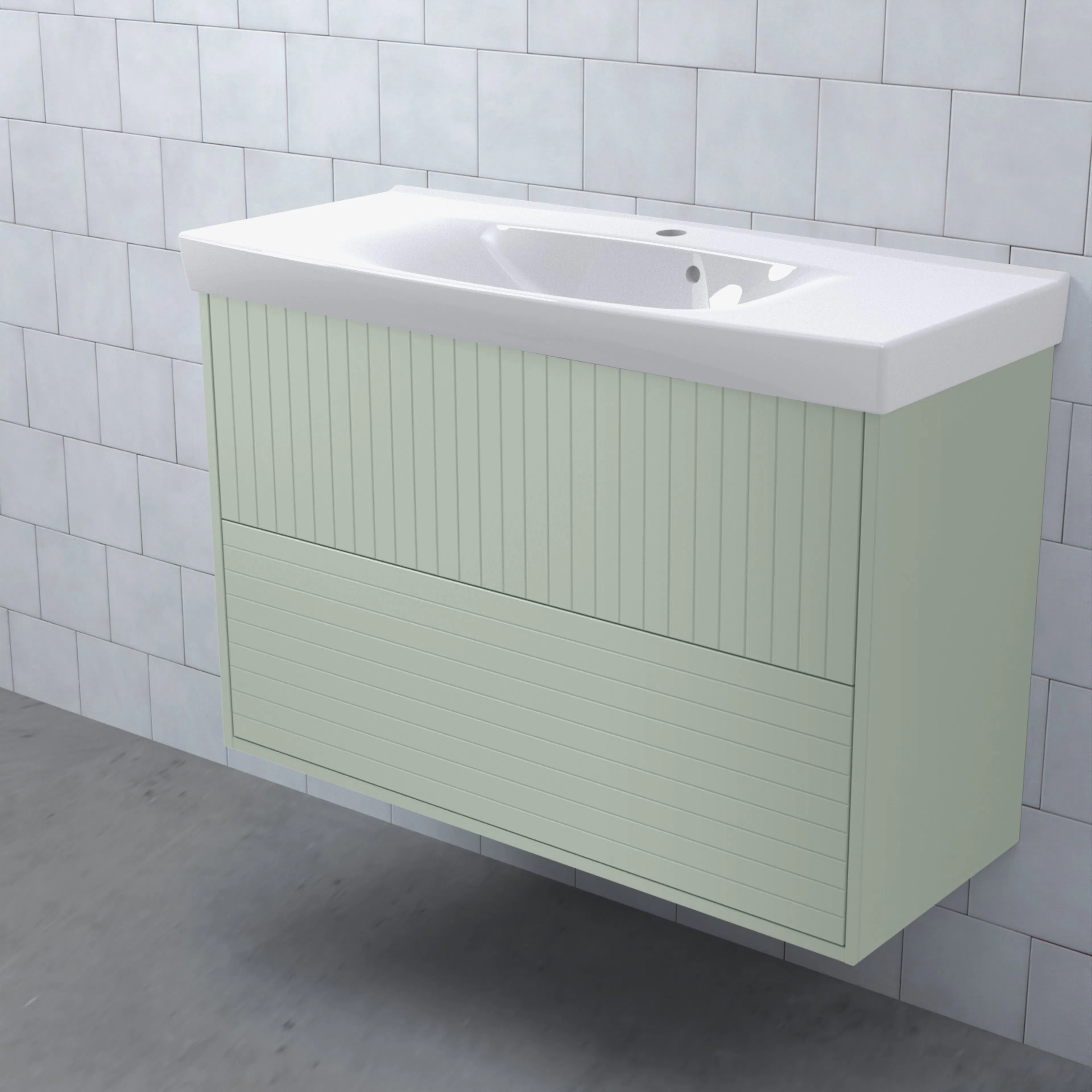 Tvättställsskåp Björbo Badrum Mejda Kompakt Hög