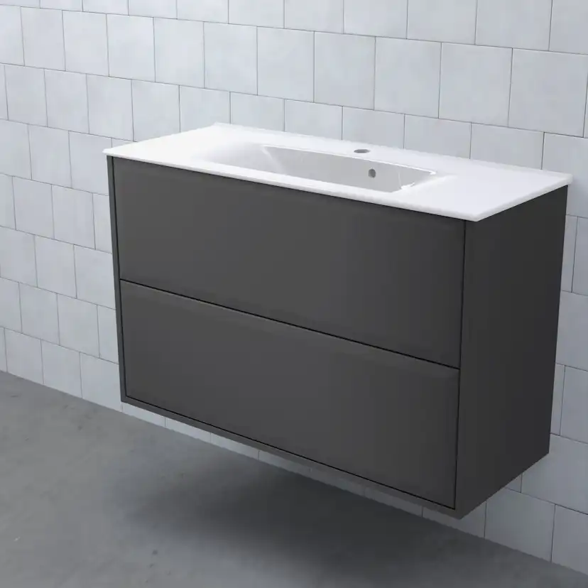 Tvättställsskåp Björbo Badrum Mejda Kompakt Hög