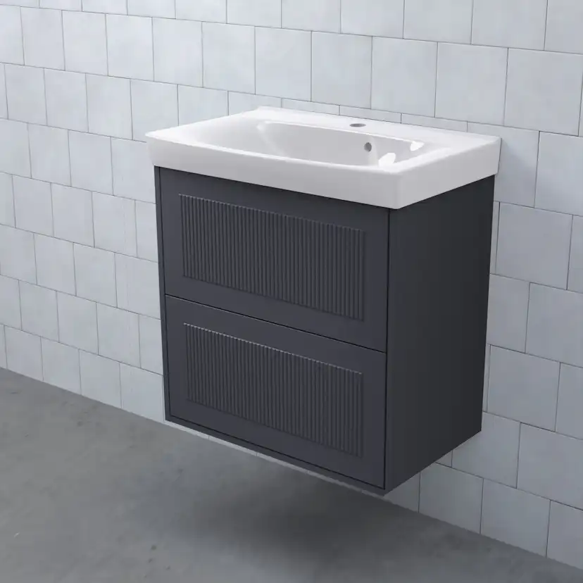 Tvättställsskåp Björbo Badrum Mejda Kompakt Hög