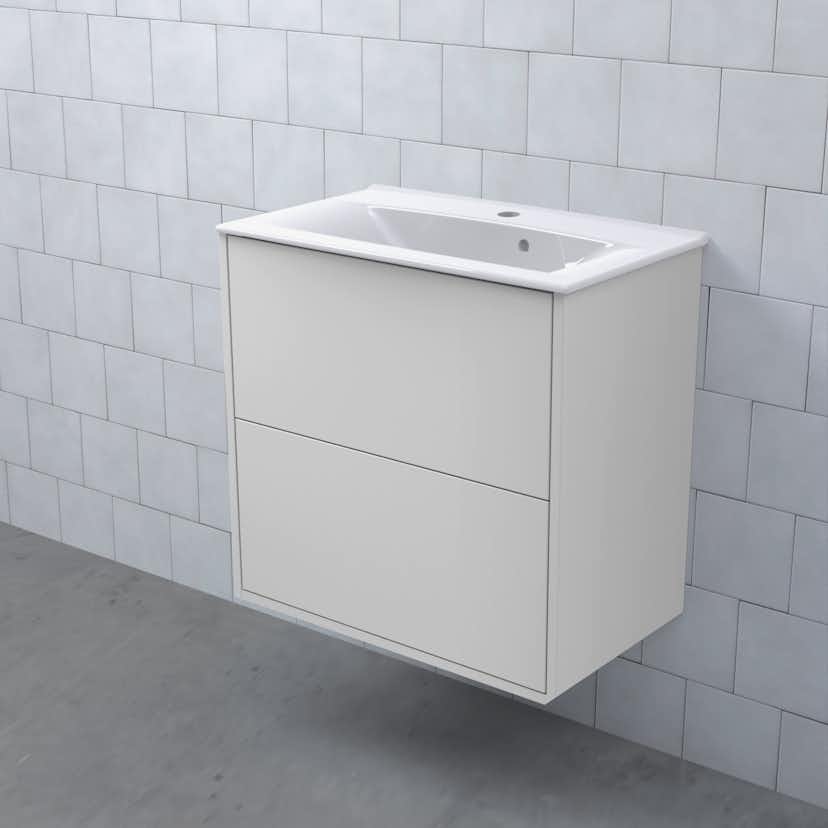 Tvättställsskåp Björbo Badrum Mejda Kompakt Hög