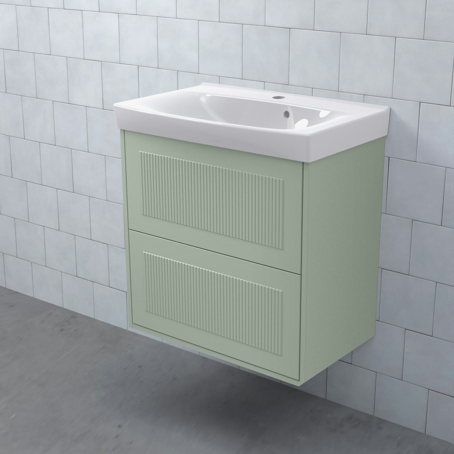 Tvättställsskåp Björbo Badrum Mejda Kompakt Hög