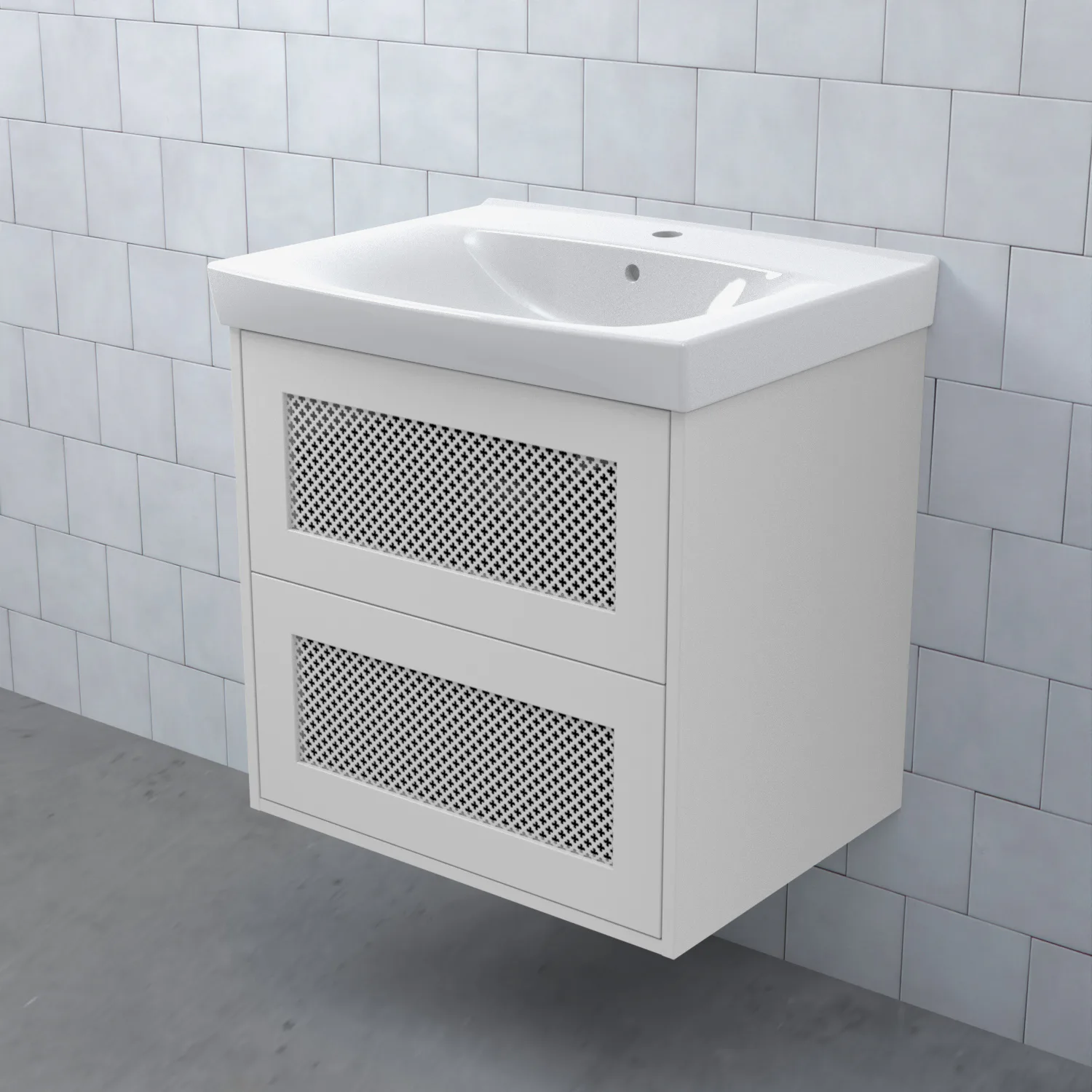 Tvättställsskåp Björbo Badrum Mejda Hög