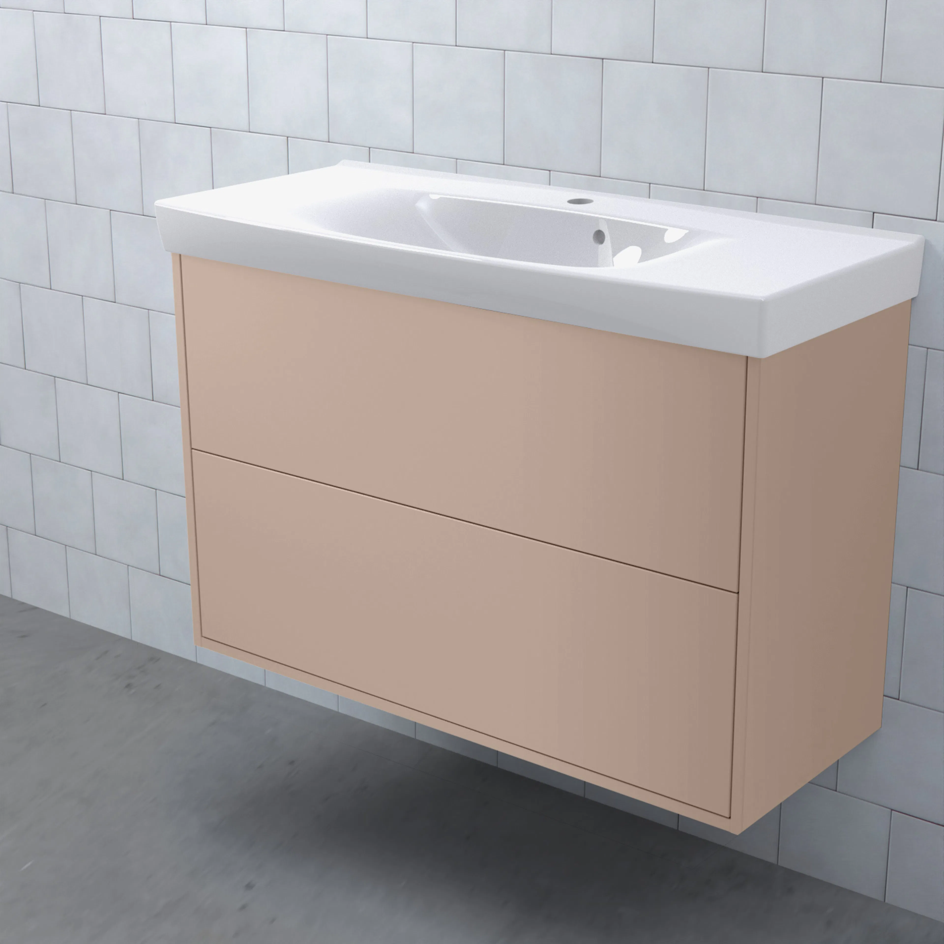 Tvättställsskåp Björbo Badrum Mejda Kompakt Hög