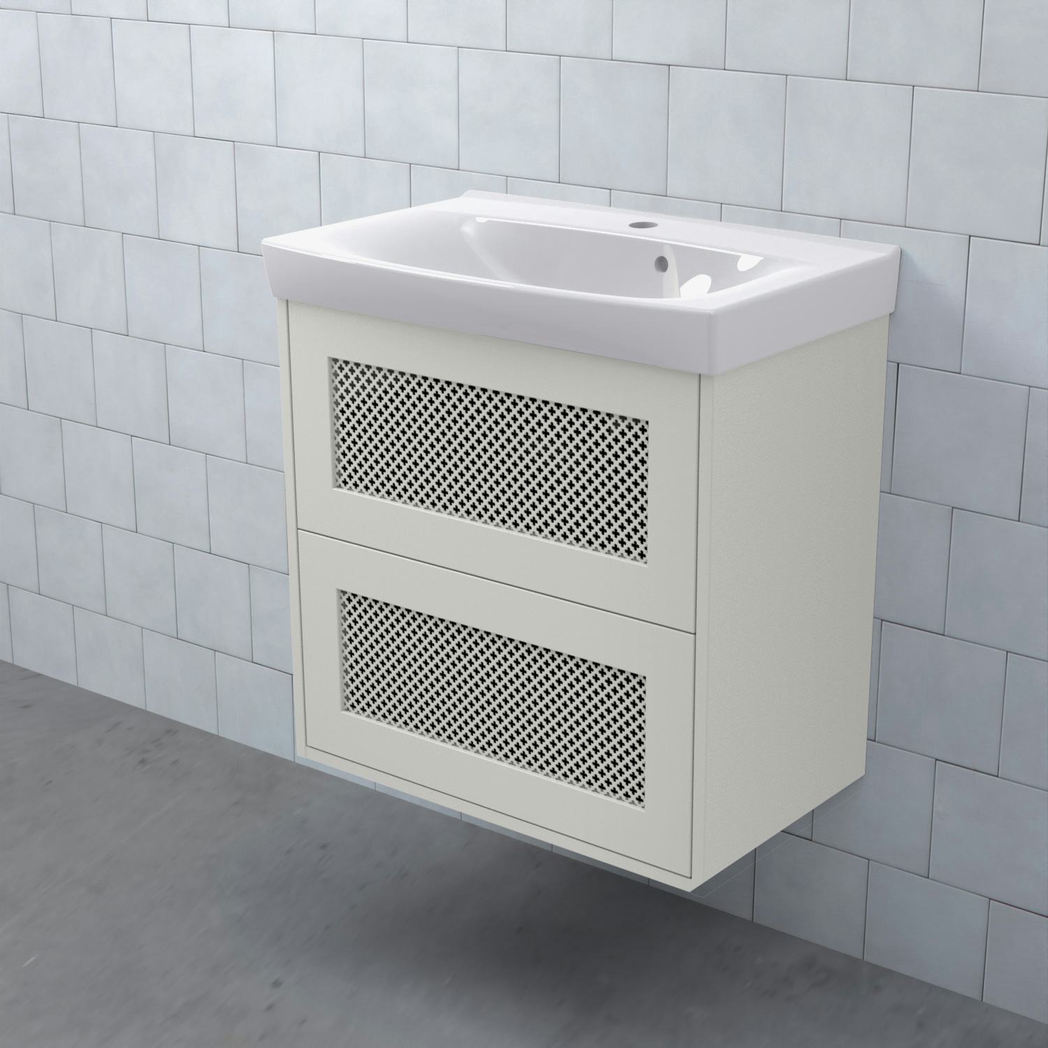 Tvättställsskåp Björbo Badrum Mejda Kompakt Hög