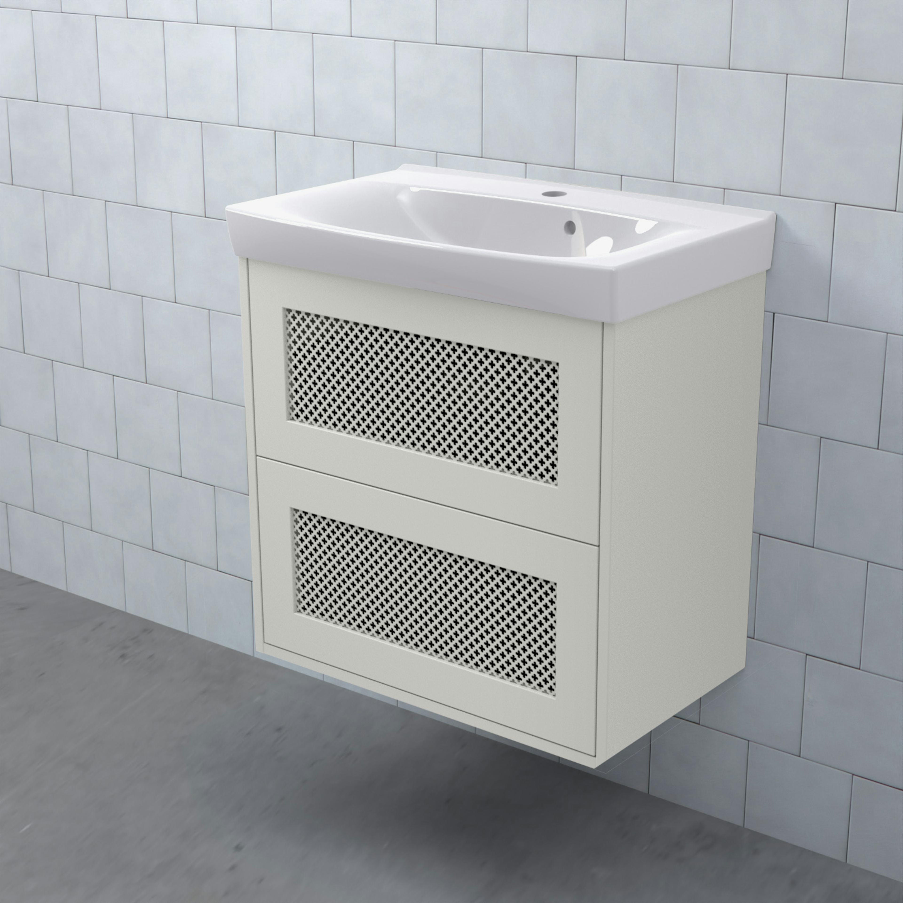 Tvättställsskåp Björbo Badrum Mejda Kompakt Hög