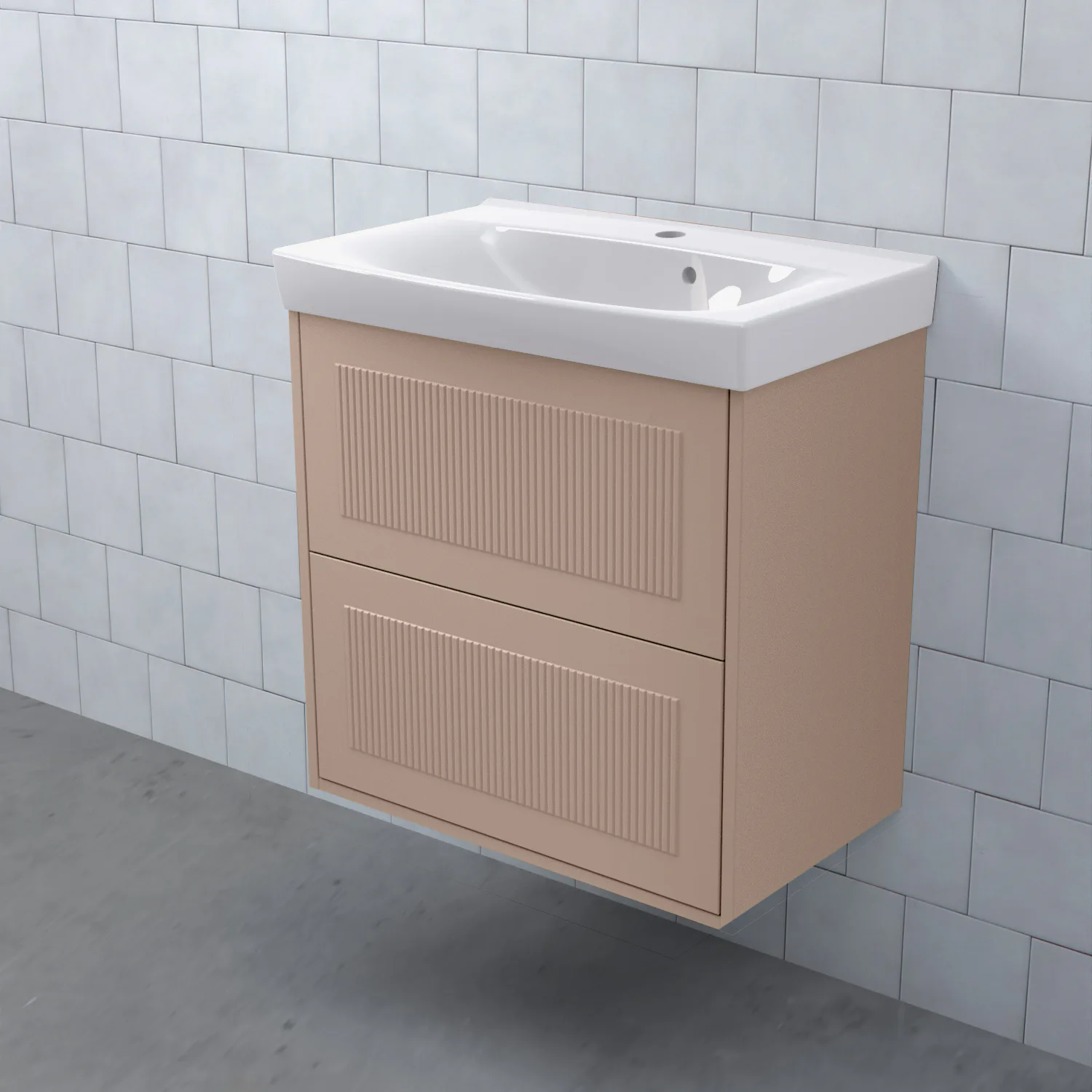 Tvättställsskåp Björbo Badrum Mejda Kompakt Hög