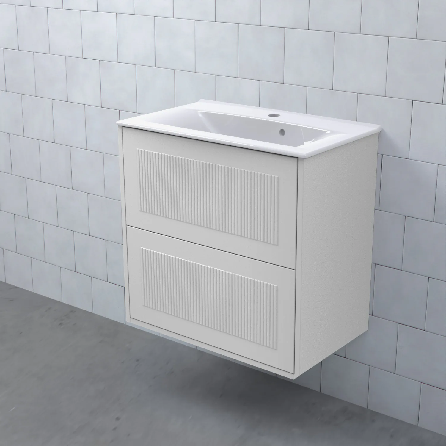 Tvättställsskåp Björbo Badrum Mejda Kompakt Hög