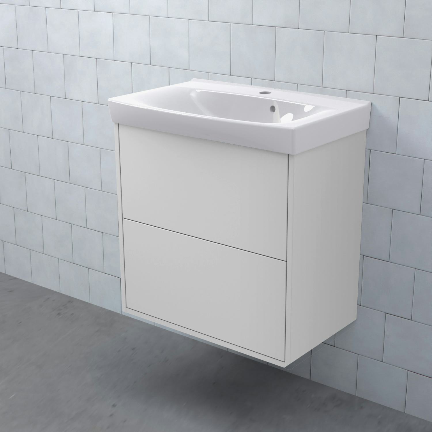 Tvättställsskåp Björbo Badrum Mejda Kompakt Hög