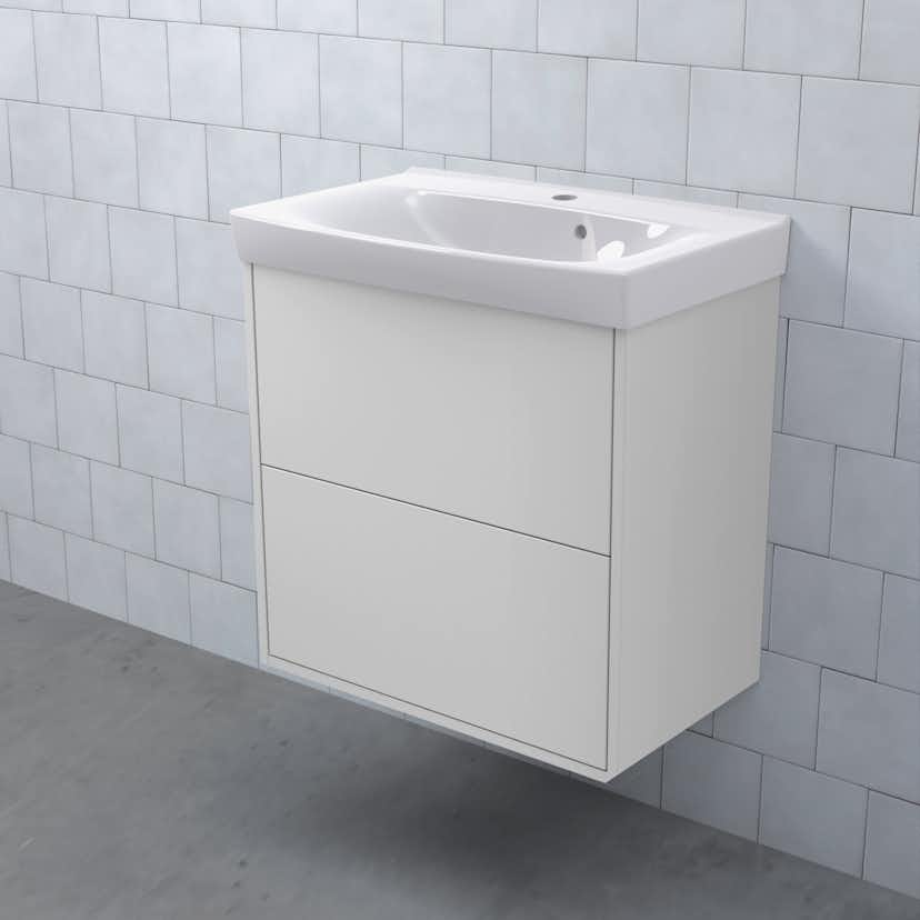 Tvättställsskåp Björbo Badrum Mejda Kompakt Hög