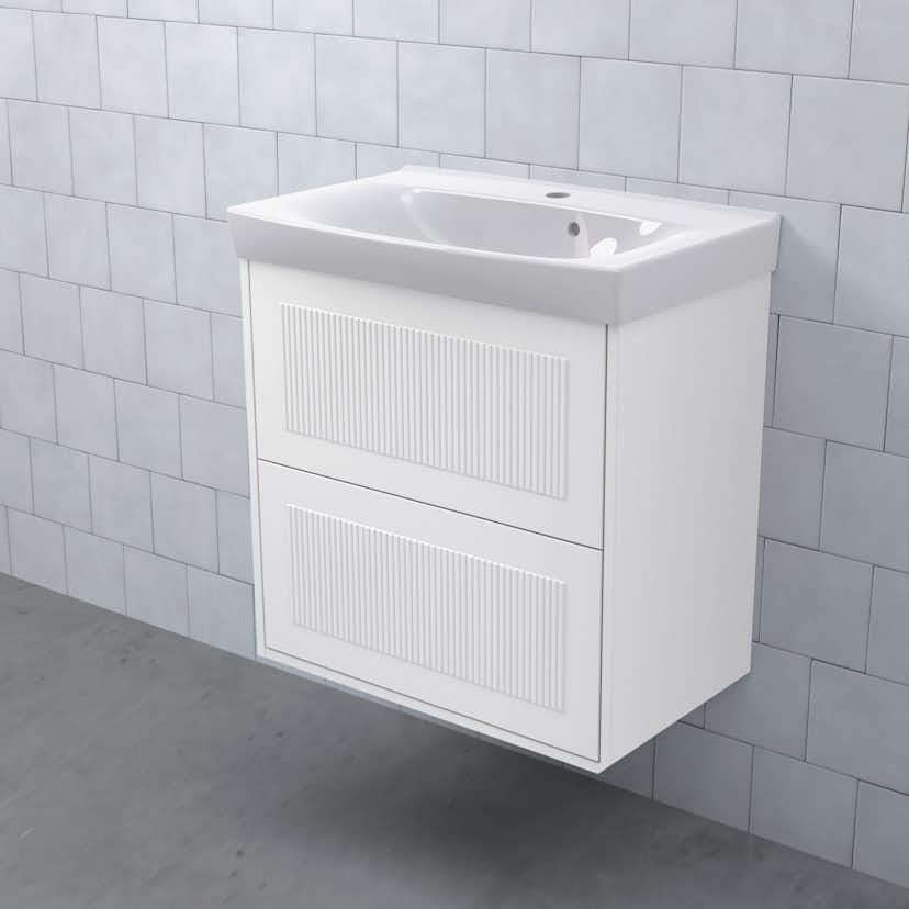 Tvättställsskåp Björbo Badrum Mejda Kompakt Hög