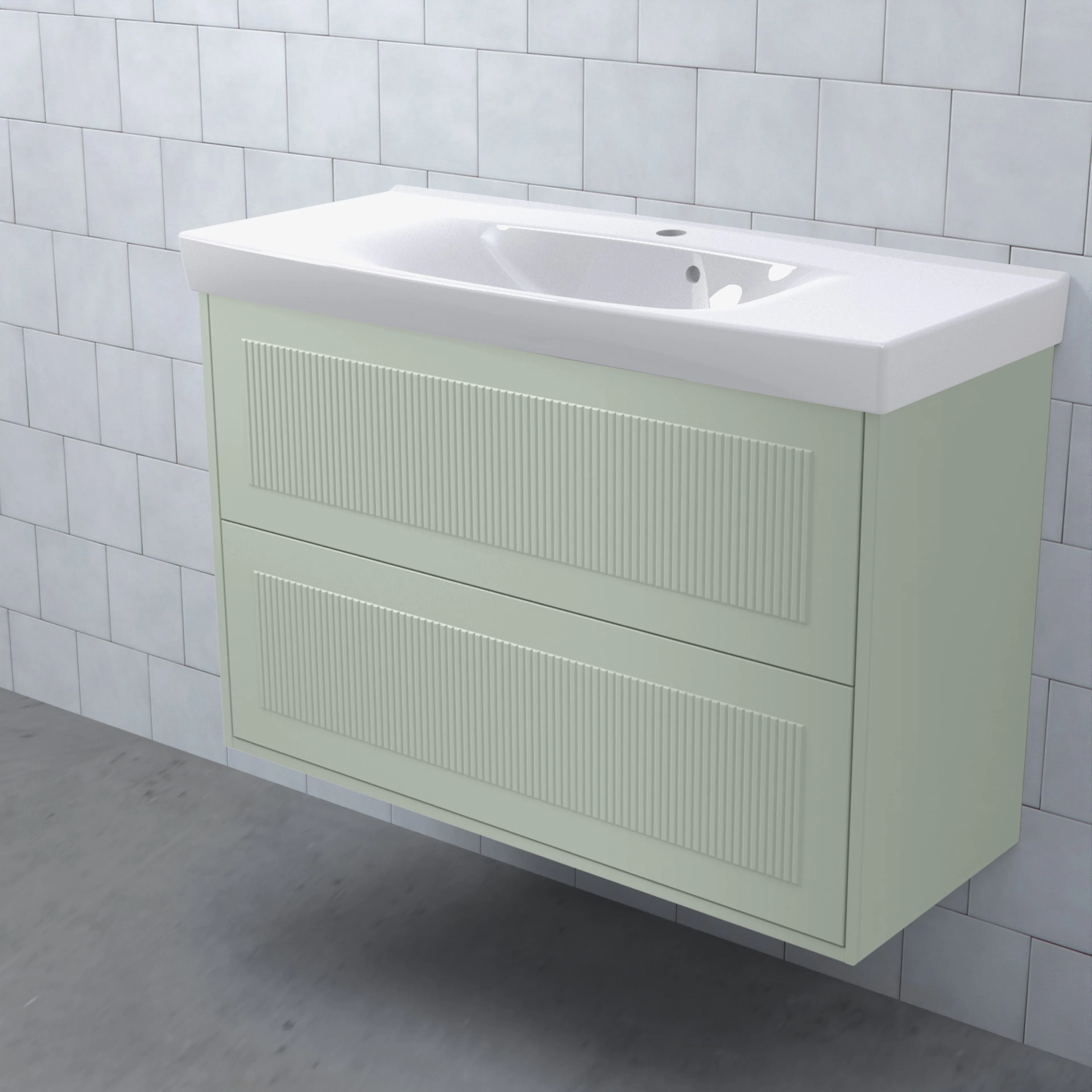 Tvättställsskåp Björbo Badrum Mejda Kompakt Hög