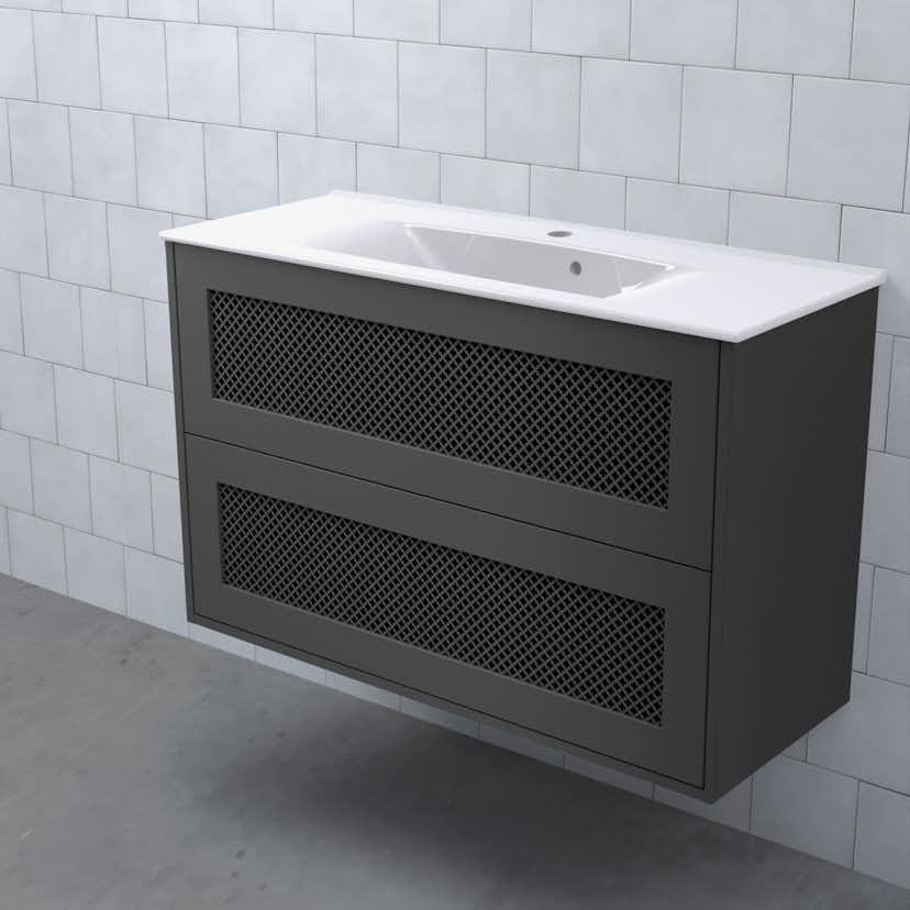 Tvättställsskåp Björbo Badrum Mejda Kompakt Hög