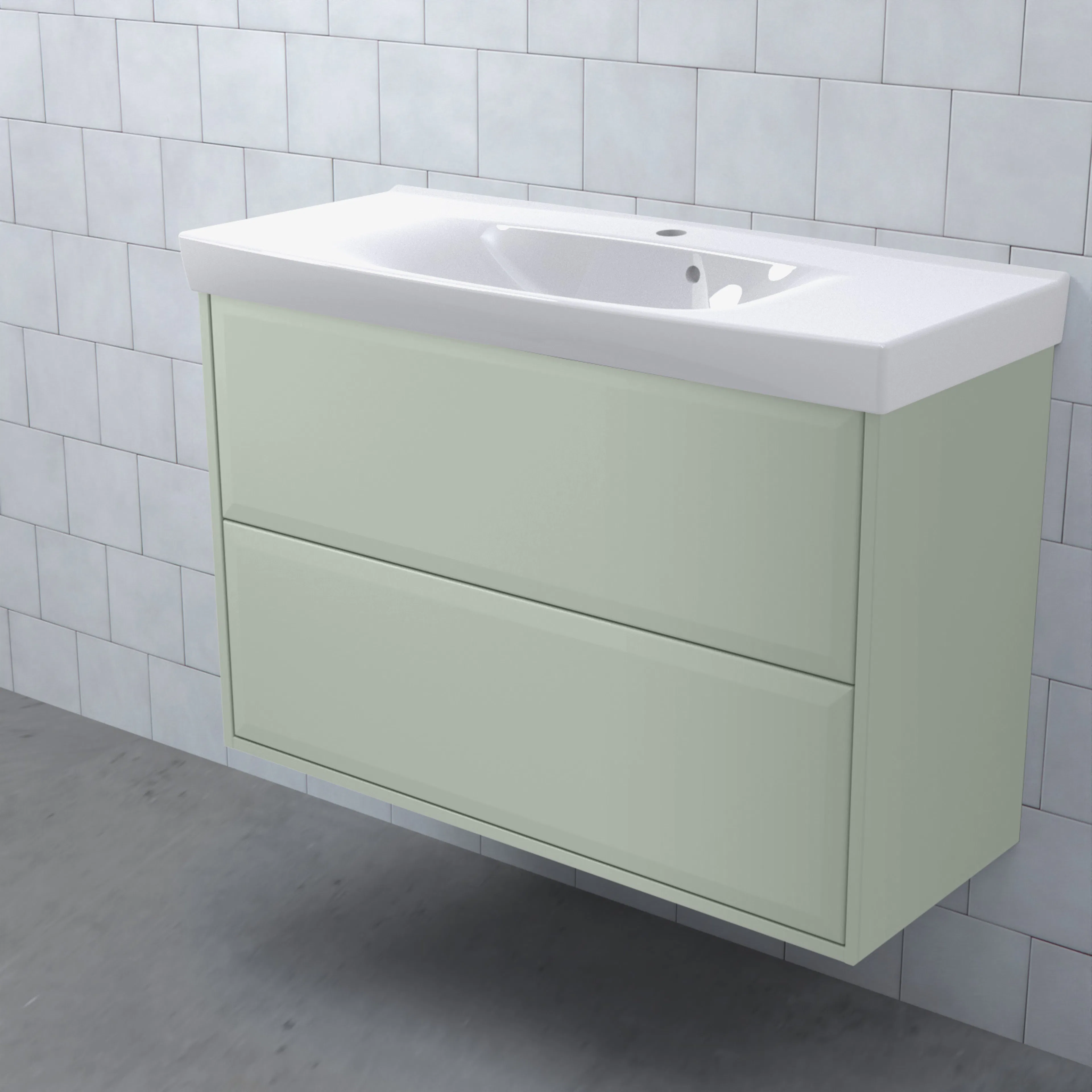 Tvättställsskåp Björbo Badrum Mejda Kompakt Hög