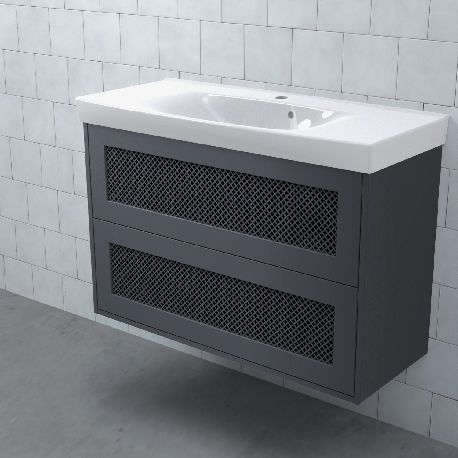 Tvättställsskåp Björbo Badrum Mejda Kompakt Hög