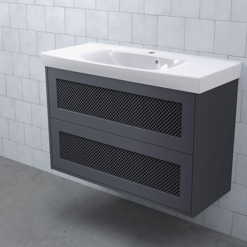 Tvättställsskåp Björbo Badrum Mejda Kompakt Hög