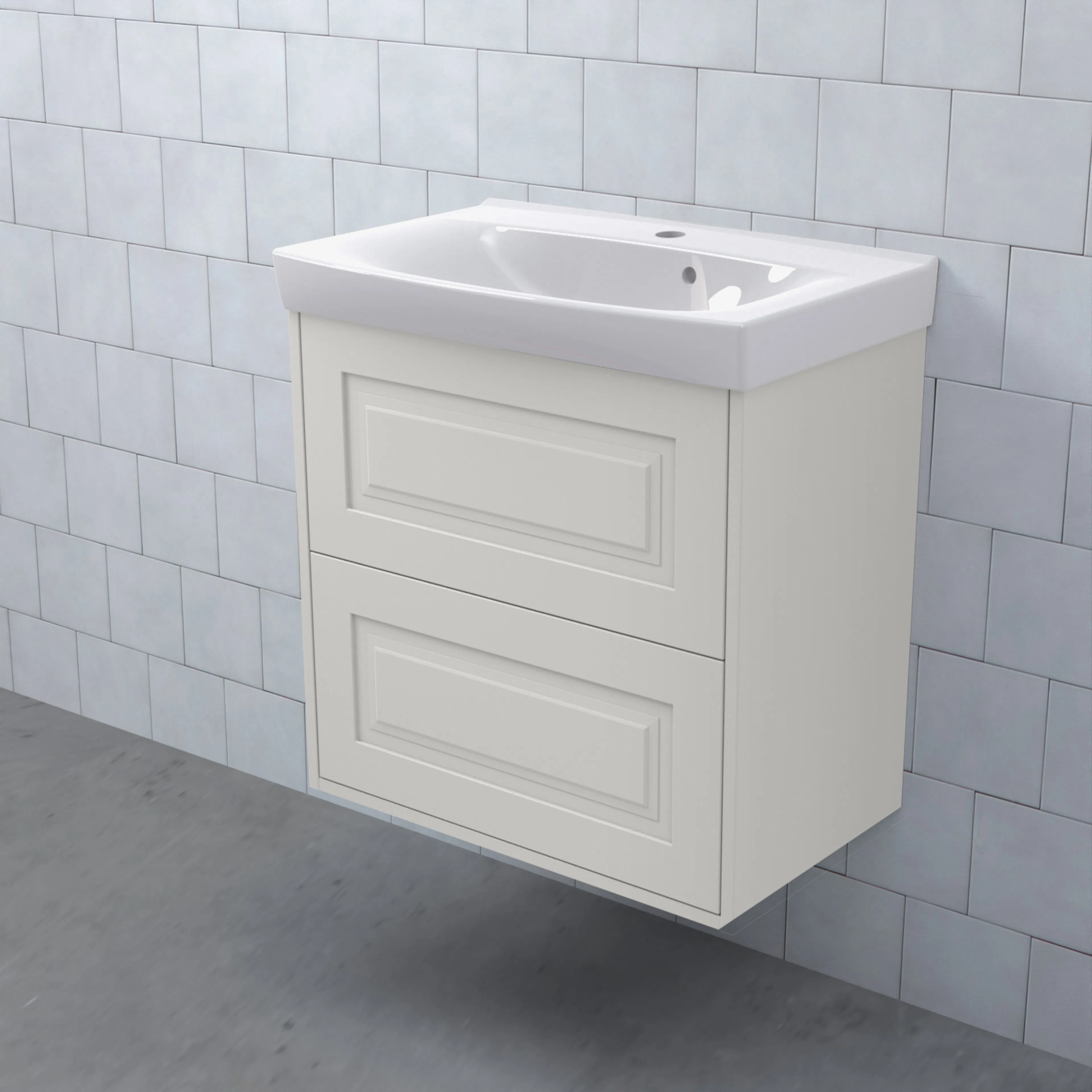 Tvättställsskåp Björbo Badrum Mejda Kompakt Hög