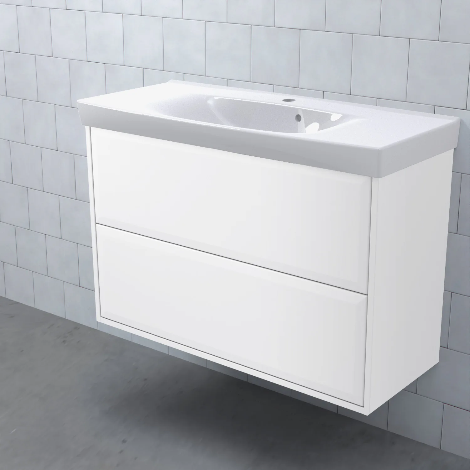 Tvättställsskåp Björbo Badrum Mejda Kompakt Hög