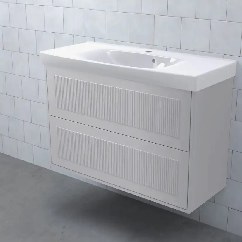 Tvättställsskåp Björbo Badrum Mejda Kompakt Hög