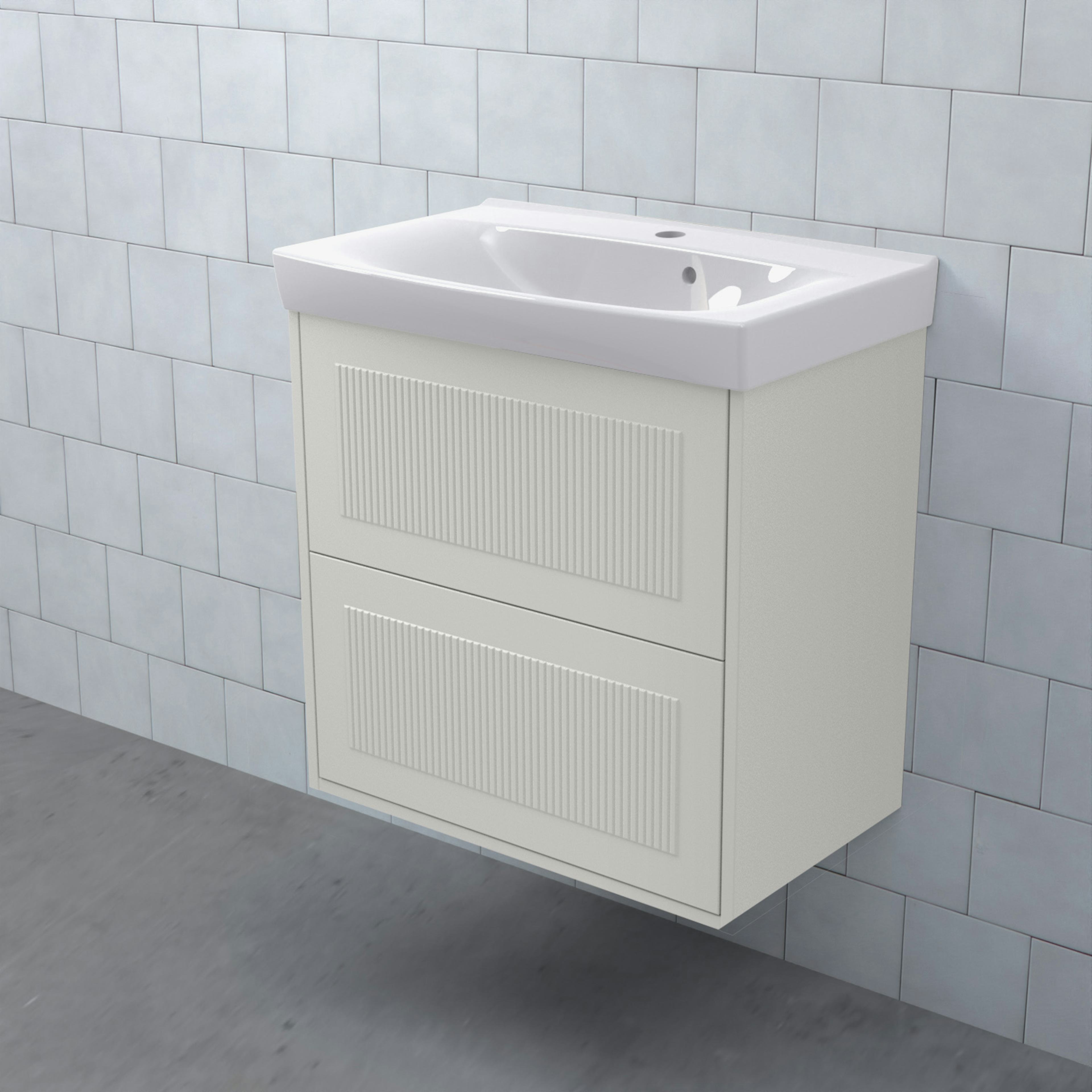 Tvättställsskåp Björbo Badrum Mejda Kompakt Hög