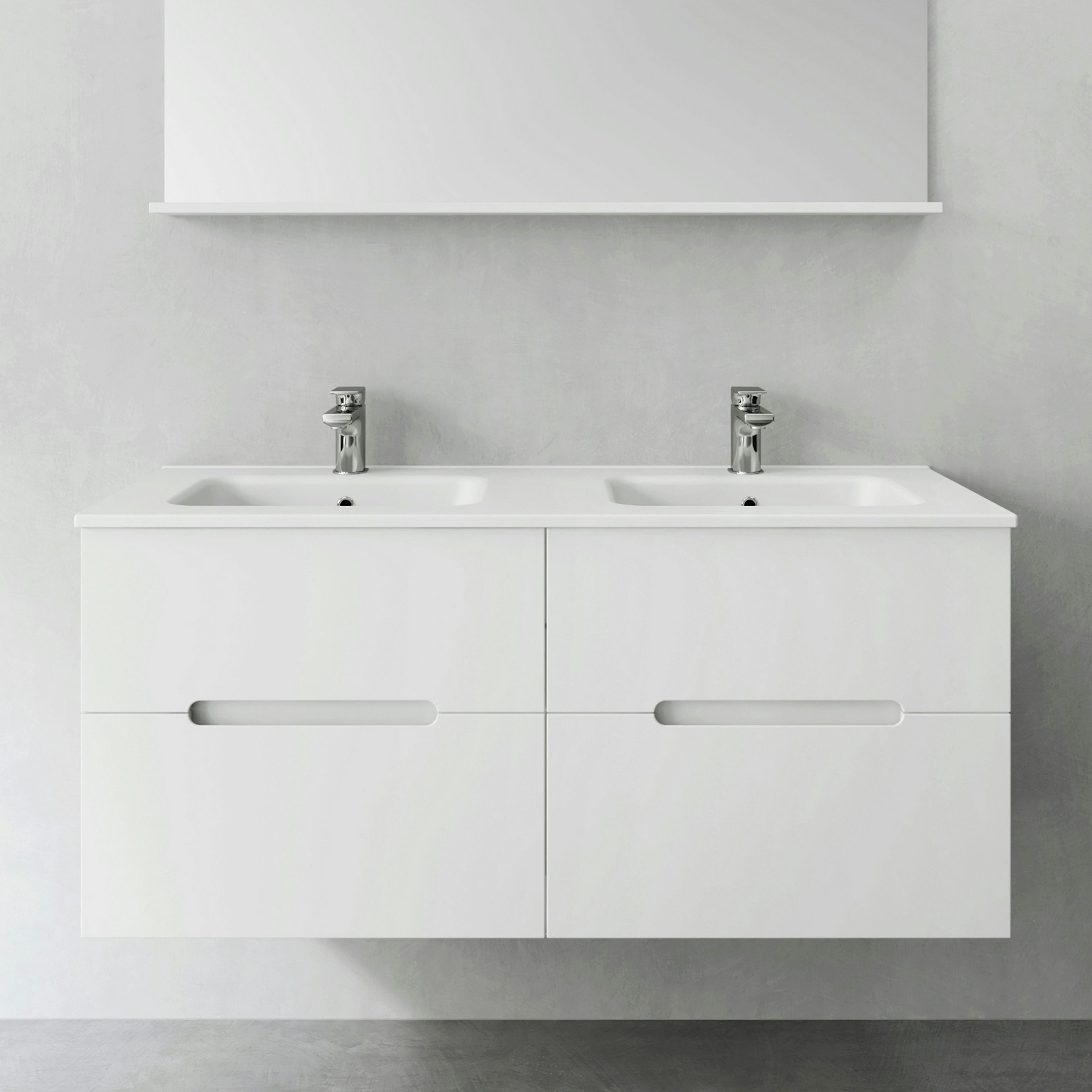 Tvättställsskåp Hafa Sun 1200 Dubbel utan Tvättställ