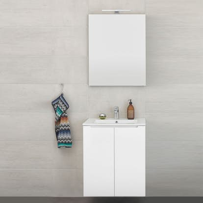 Vitt laminatgolv högblankt Vitt laminatgolv högblankt