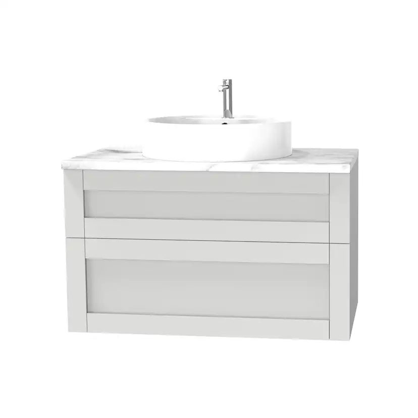 Tvättställsskåp Miller Badrum London 100 för Fristående Tvättställ