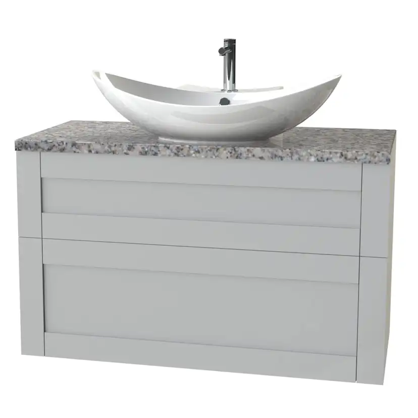 Tvättställsskåp Miller Badrum London 100 för Fristående Tvättställ