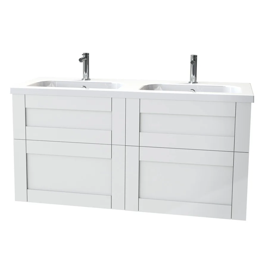 Tvättställsskåp Miller Badrum London 120 för Heltäckande Tvättställ